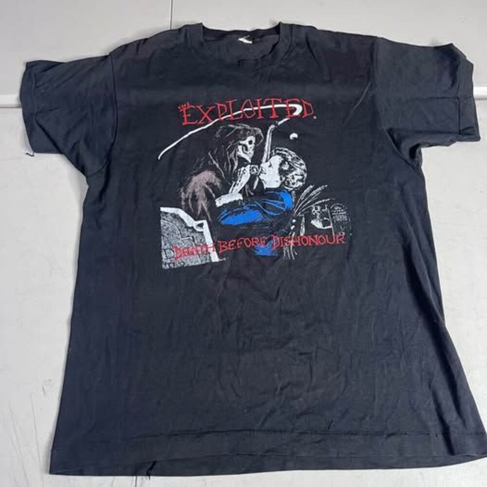 The Exploited Death Before Dishonor Vintage T-Shirt